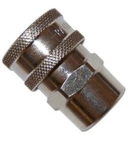 ENCHUFE RAPIDO A BOLAS PARTE B 3/8" H LATON NICKELADO